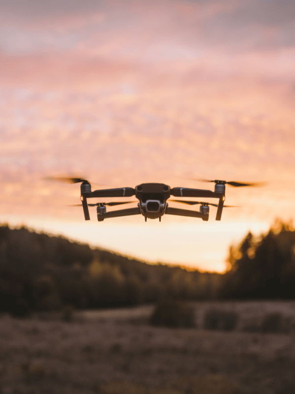 Drohne Sonnenuntergang